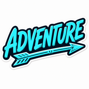 "ADVENTURE"STICKER