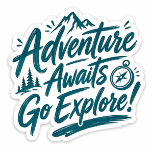 "ADVENTURE SCRIPT"STICKER
