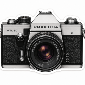 "VINTAGE CAMERA"STICKER