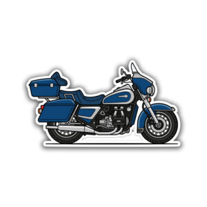 " CRUISER BIKE BLUE" STICKER FOR BIKE RIDERS