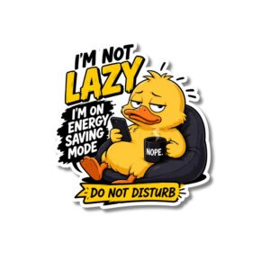 "DO NOT DISTURB"STICKER