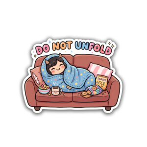 "DO NOT UNFOLD"STICKER