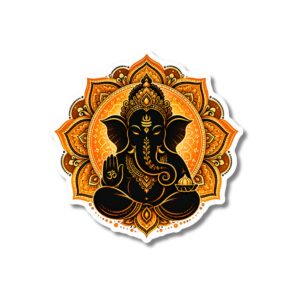 "GANPATI BAPPA" DEVOTIONAL STICKER