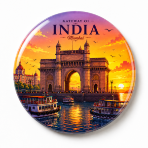 "GATEWAY OF INDIA"58 MM ROUND FRIDGE MAGNET
