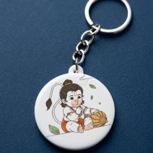 "BAAL HANUMAN" ROUND 44 MM KEYCHAIN