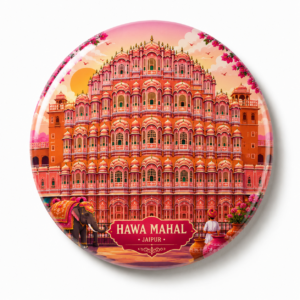 "HAWAMAHAL"58 MM ROUND FRIDGE MAGNET