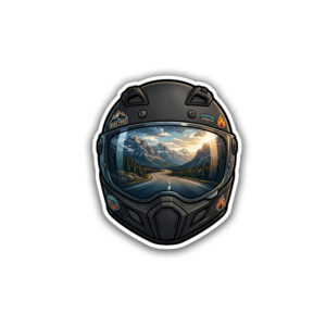 "HELMET"STICKER FOR BIKE RIDERS