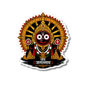 "JAI JAGGANATH"DEVOTIONAL STICKER