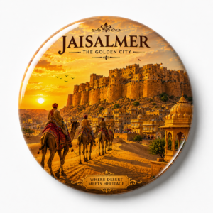 "JAISALMER"58 MM ROUND FRIDGE MAGNET