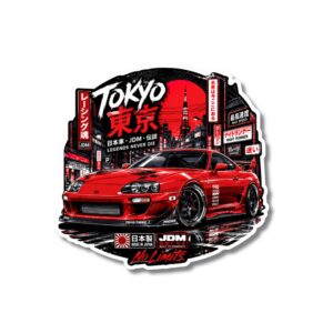 "JDM SPORTS CAR"STICKER