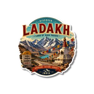 "LADAKH"STICKER