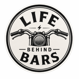 "LIFE BEHIND BARS"STICKER FOR BIKE RIDERS