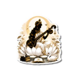 "MAA SARASHWATI"DEVOTIONAL STICKER