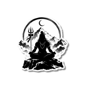 "MAHADEV 4"DEVOTIONAL STICKER