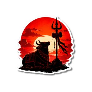 "MAHADEV NANDI"DEVOTIONAL STICKER
