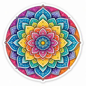 "MANDALA ART"STICKER