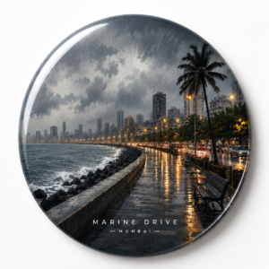 "MARIN DRIVE"58 MM ROUND FRIDGE MAGNET