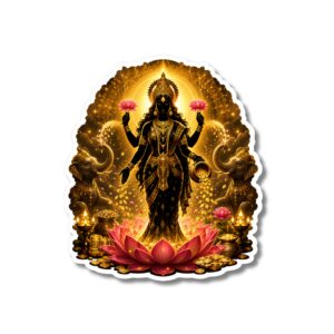 "MATA LAXMI"DEVOTIONAL STICKER