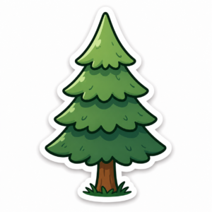 "PINE TREE"STICKER