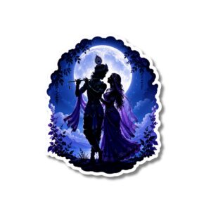"RADHA KRISHNA"DEVOTIONAL STICKER