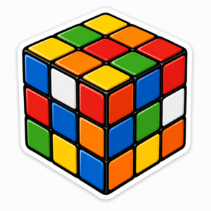 "RUBIK’S CUBE"STICKER