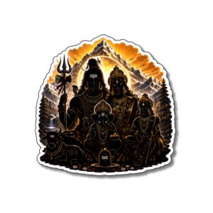 "SHIV PARIVAAR"DEVOTIONAL STICKER