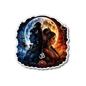 "SHIV PARVATI"DEVOTIONAL STICKER