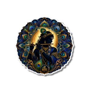 "SHREE KRISHNA 2"DEVOTIONAL STICKER