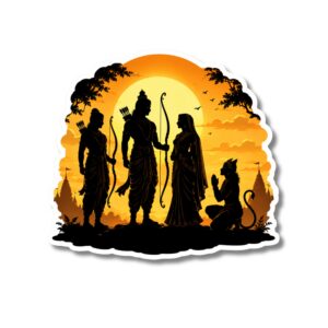 "SHREE RAM PARIVAR"DEVOTIONAL STICKER