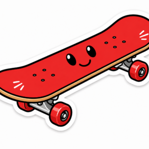 "SKATEBOARD"STICKER