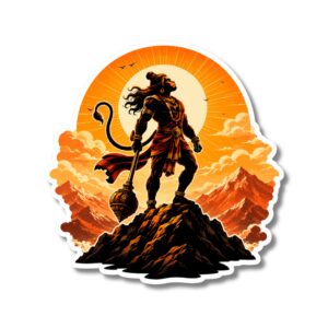 "VEER HANUMAN"DEVOTIONAL STICKER