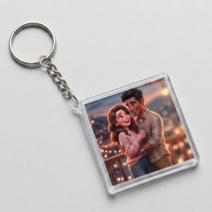 2x2 in. ACRYLIC CUSTOMIZED PHOTO KEYCHAIN