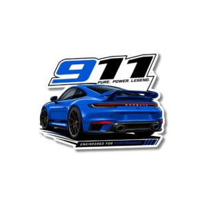 "911 SPORTS CAR"STICKER
