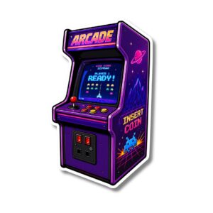"ARCADE MACHINE"STICKER