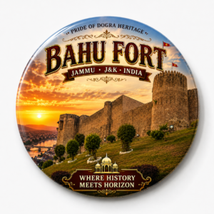 "BAHU FORT & TAWI"58 MM ROUND FRIDGE MAGNET