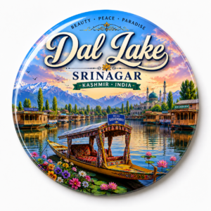 "DAL LAKE"58 MM ROUND FRIDGE MAGNET