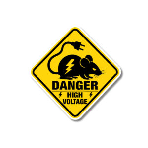 "DANGER HIGH VOLTAGE"STICKER