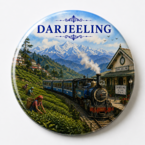 "DARJEELING"58 MM ROUND FRIDGE MAGNET