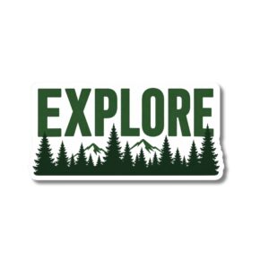 "EXPLORE"STICKER