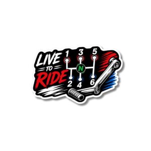 "GEAR SHIFT"STICKER