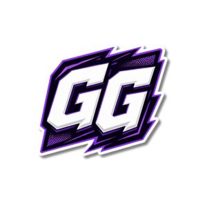 "GG (GOOD GAME)"STICKER