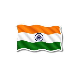 "INDIAN FLAG"STICKER