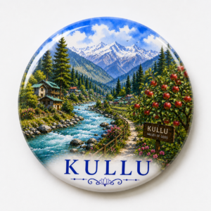 "KULLU"58 MM ROUND FRIDGE MAGNET