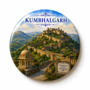 "KUMBHALGARH"58 MM ROUND FRIDGE MAGNET
