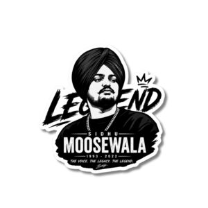 "LEGEND MOOSEWALA"STICKER