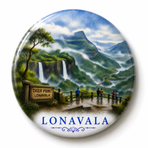 "LONAVALA"58 MM ROUND FRIDGE MAGNET
