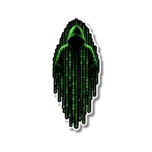 "MATRIX CODE BLOCK"STICKER