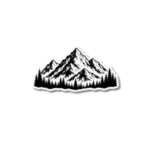 "MOUNTAINS"STICKER