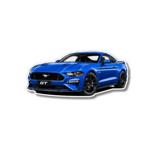 "MUSTANG GT"STICKER