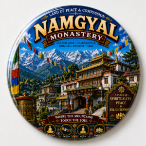 "NAMGYAL MONASTERY"58 MM ROUND FRIDGE MAGNET
